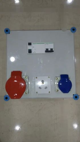 3 Socket Rectangular Industrial Extension Board