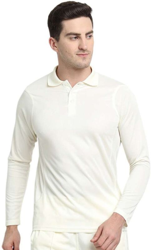 Men\'s  White Full Sleeve T Shirt