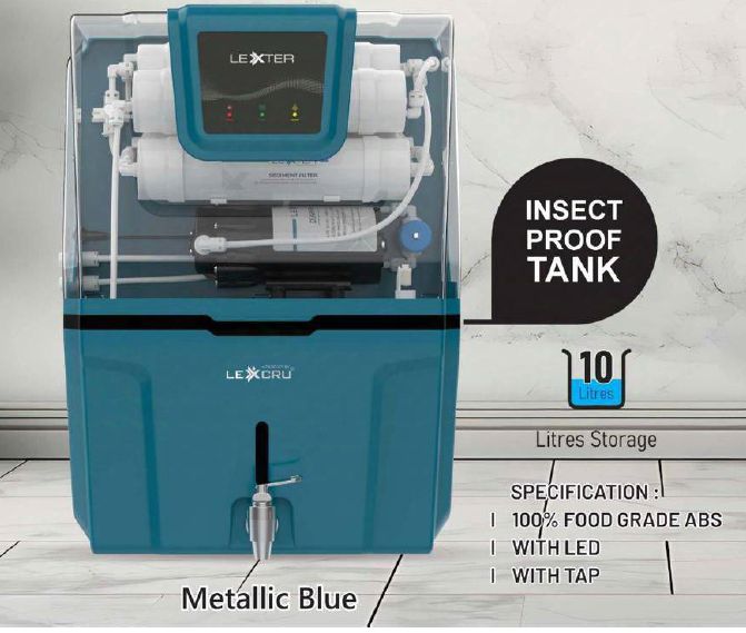 Lexter Metallic Blue RO Water Purifier