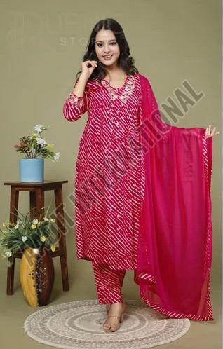 Alia Cut Rayon Kurti Pant With Dupatta