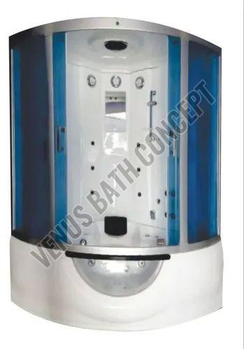 Blue Steam Shower Cabin