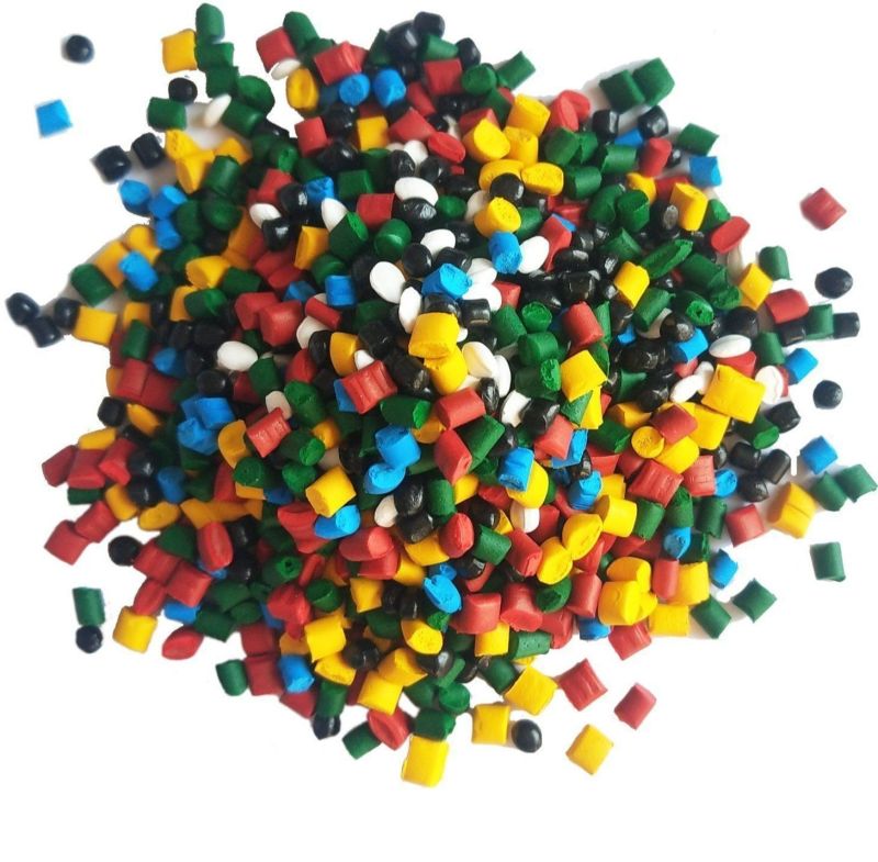 Multicolor HDPE Granules