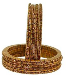 Ladies Yellow Lac Bangle