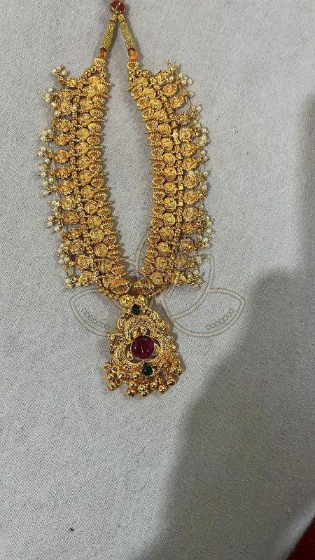 Artificial Pendant Heavy Saaj Necklace