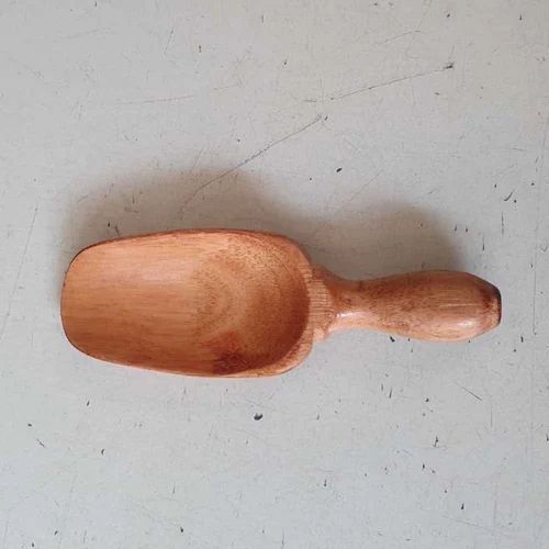 Brown Wooden Scoop