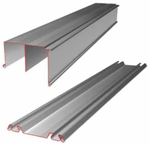 Aluminium Sliding Wardrobe Door Channel