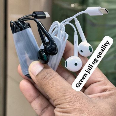 Green Net Wired Earphone