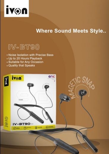 Ivon Stylish Wireless Neckband