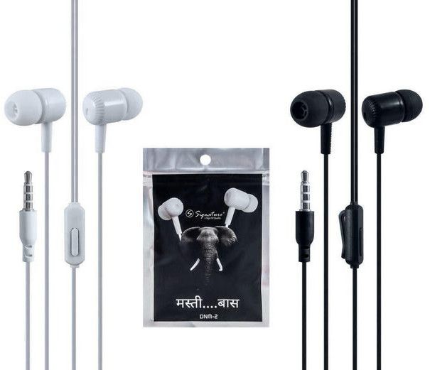 Singnature Microphone Wired Earphone