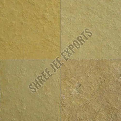 Antique Yellow Limestone Slab