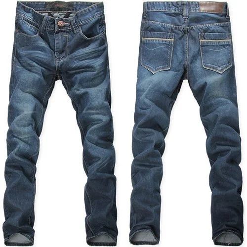 Mens Plain Denim Jeans