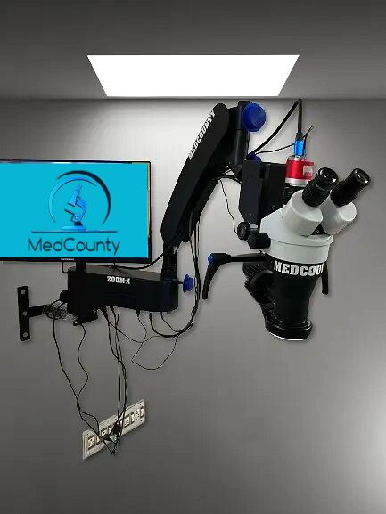 Medcounty Dental Wall Mount Microscope