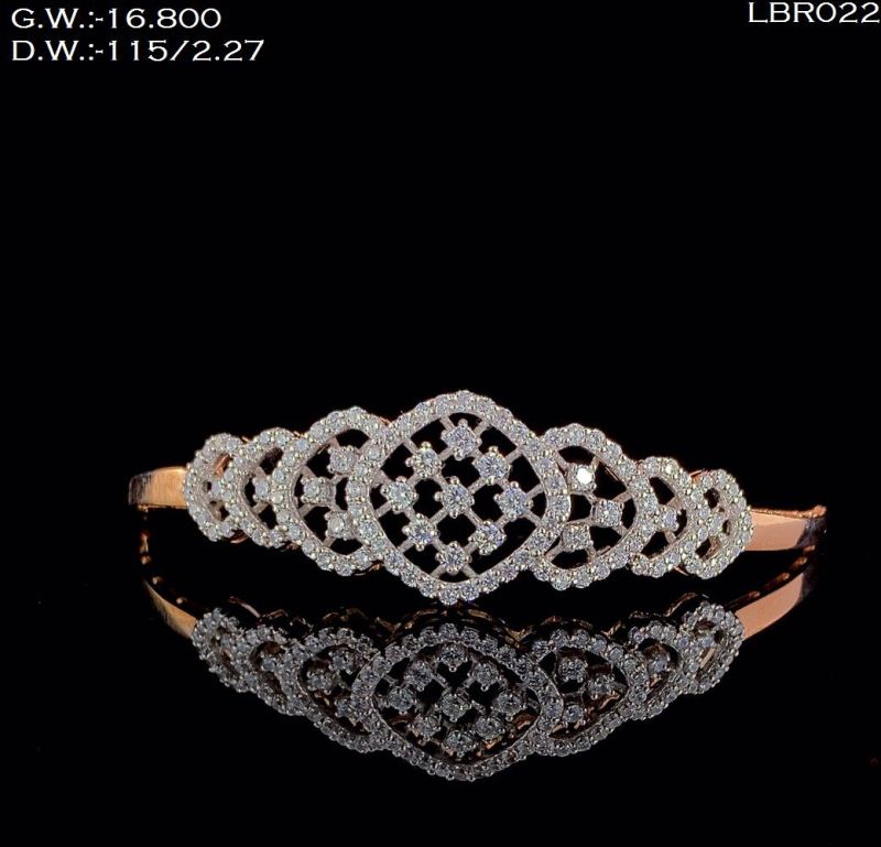 LBR022 Ladies Stiff Diamond Bracelet