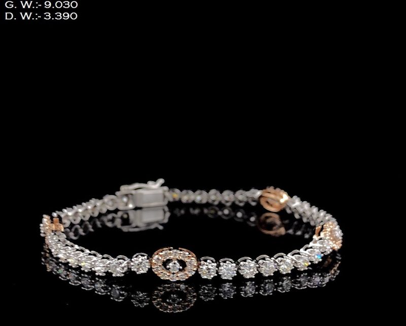 LBR193 Ladies Tennis Diamond Bracelet