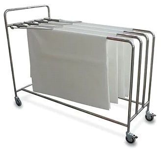 Hospital Stainless Steel Paper Dispenser Trolley