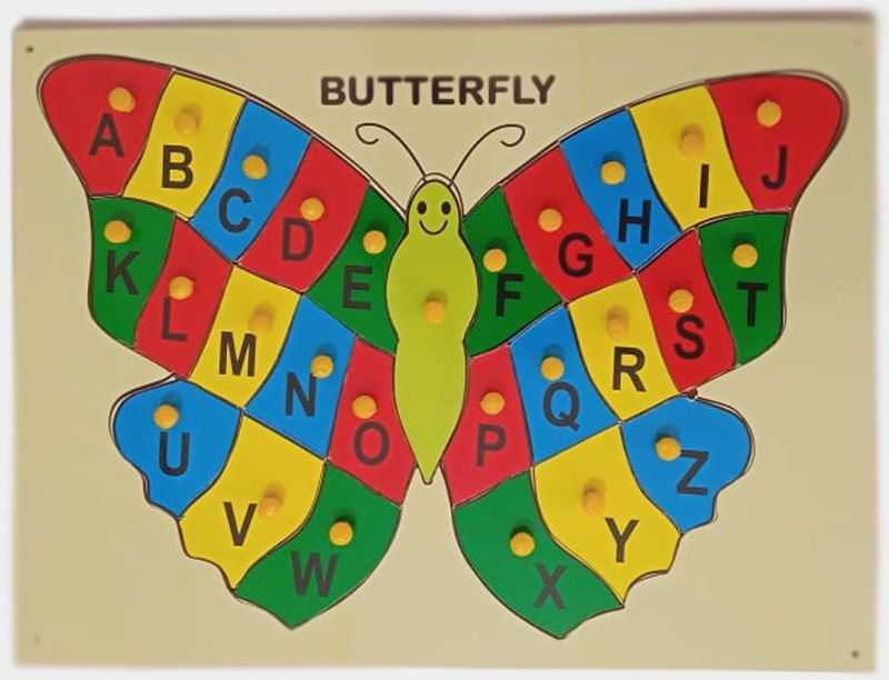 TE-66 Wooden Butterfly Puzzle