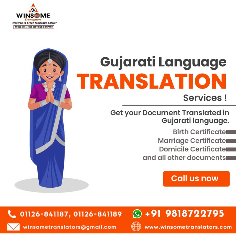 Gujarati Translation Services Bangalore