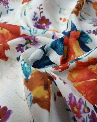 Printed American Crepe Fabric