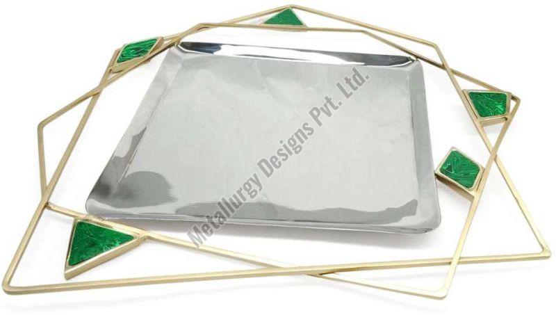 Intersecting Hexa Stylish Serving Tray