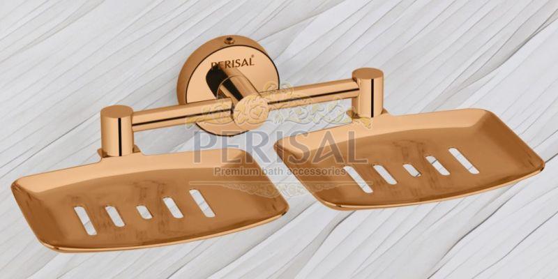 Prisma Rose Gold Double Soap Dish