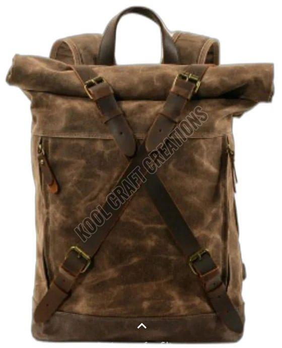 Buffalow Leather Vintage Backpack Bag