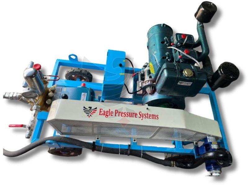 Diesel Engine Driven High Flow (150 Lpm)-40 Bar Hydro Test Pump System