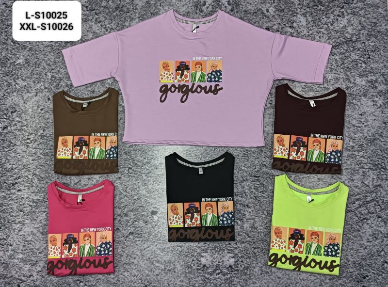 Ladies Fancy Crop T-Shirts