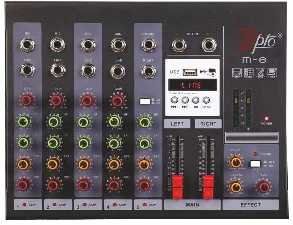 m-6 Dj Mixer