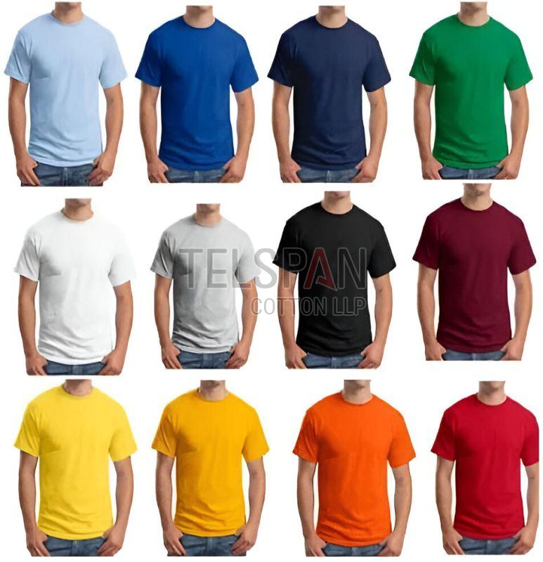 Mens Cotton Round Neck T-Shirts