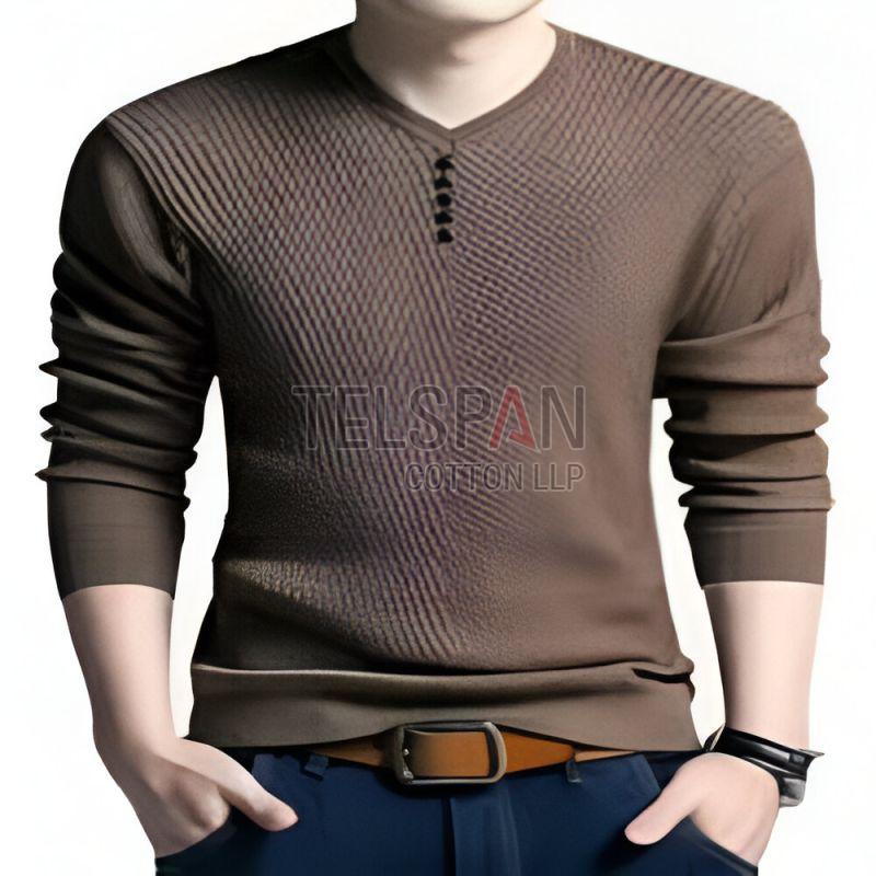 Mens Knitted Full Sleeve T-Shirts