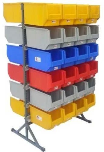 Multicolor Storage Bin Stand
