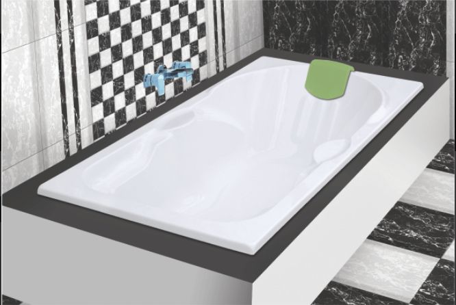 1840mmX915mmX410mm Acrylic Bath tub