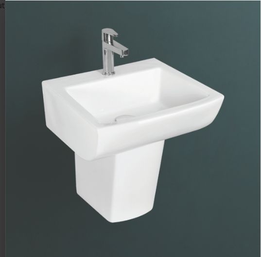 425mmX400mmX430 Wash Basin Half Pedestal