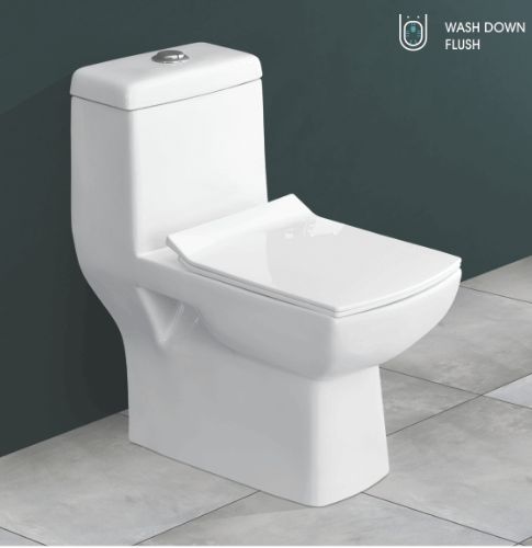 665mmx355mmX720mm One Piece Closet Toilet