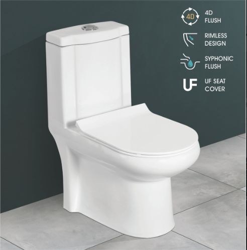 670mmx360mmX770mm One Piece Closet Toilet