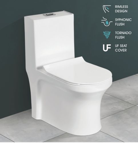 670mmx365mmX750mm One Piece Closet Toilet