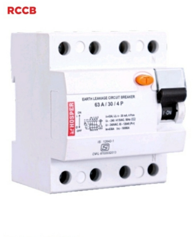 Hosper 4 Pole Earth Leakage Circuit Breaker