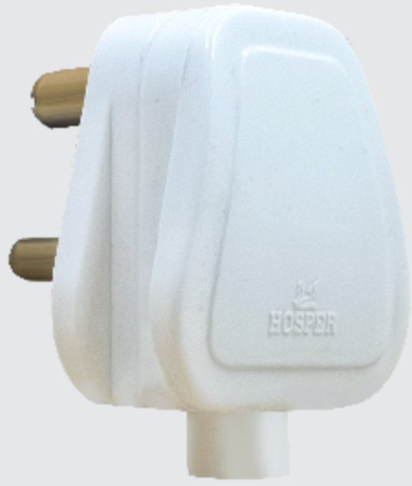 Hosper 6A 3 Pin Plug Top