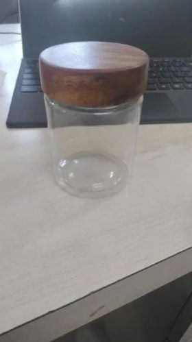 Wooden Cap Jar