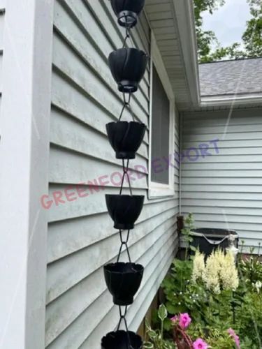 Flower Aluminum Rain Chain