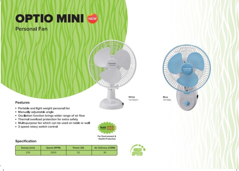 anchor optio mineo table fan