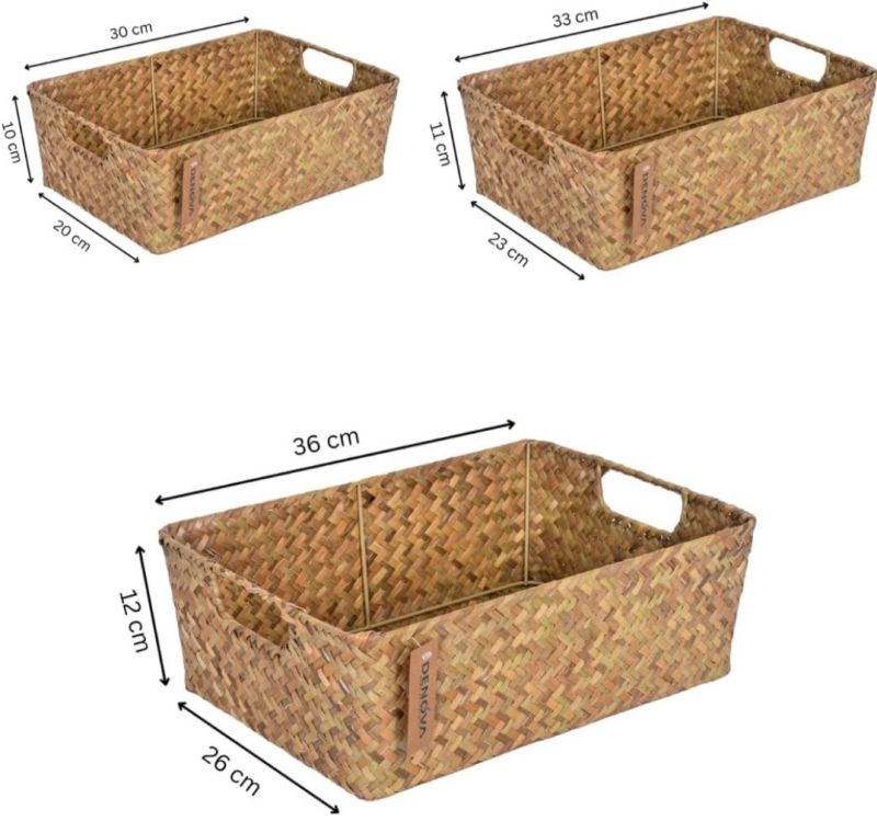 Rectangle Bamboo Basket