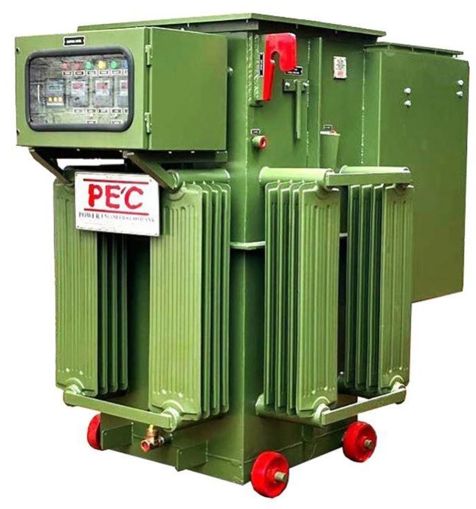 500 KVA OIL COOL THREE PHASE SERVO VOLTAGE STABILIZER