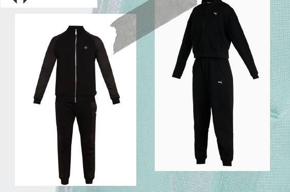 Men  Black Track Suit