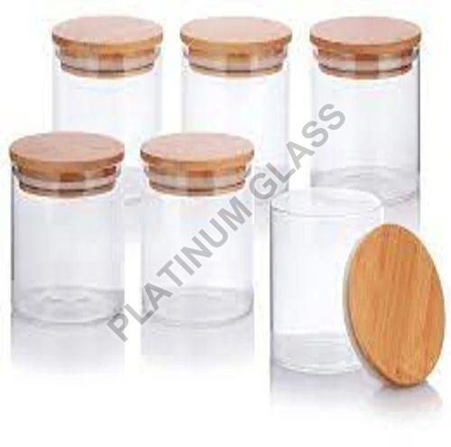 Borosil Glass Jar with Lid