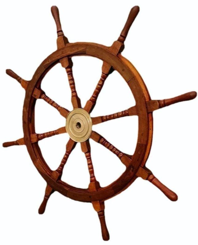 18 Inch Wooden Ship Wheel