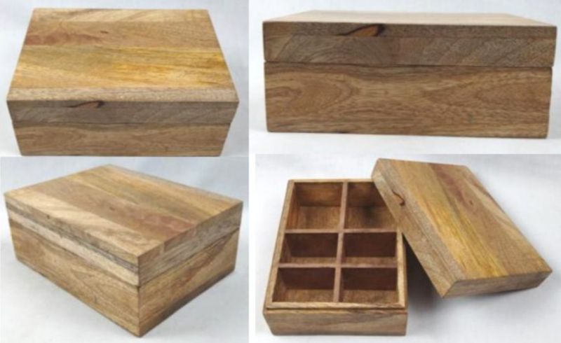 Mango Wood Spice Box