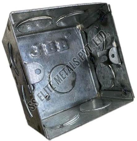 Square 8 Way Mild Steel Electrical Junction Box