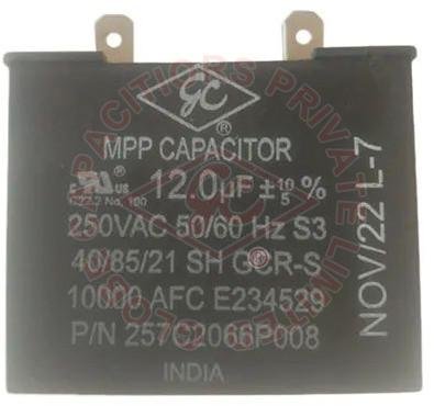 12 MFD 250 VAC Box Type MPP Capacitor