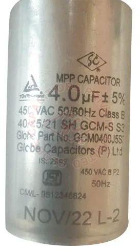 4 MFD 450 VAC Al Cane MPP Capacitor